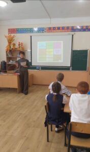 «Математика айналамызда» атты интерактивті ойын өткізді….