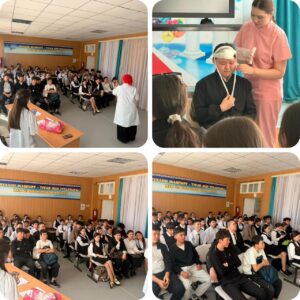 Оқушыларымен семіздік, ішек инфекциялары және дұрыс тамақтану тақырыптарында профилактикалық әңгіме өткізілді…