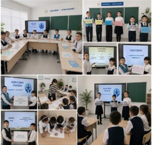 “Адалдық сағаты” тәрбиелік іс-шарасы өткізілді…