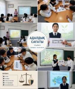 “Адалдық сағаты” тәрбиелік іс-шарасы өткізілді…