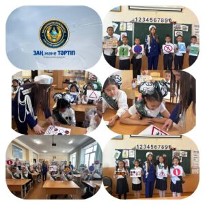Жазғы демалыс кезіндегі жолда жүру қауіпсіздігі ережелері бойынша түсіндіру жұмыстарын өткізді…